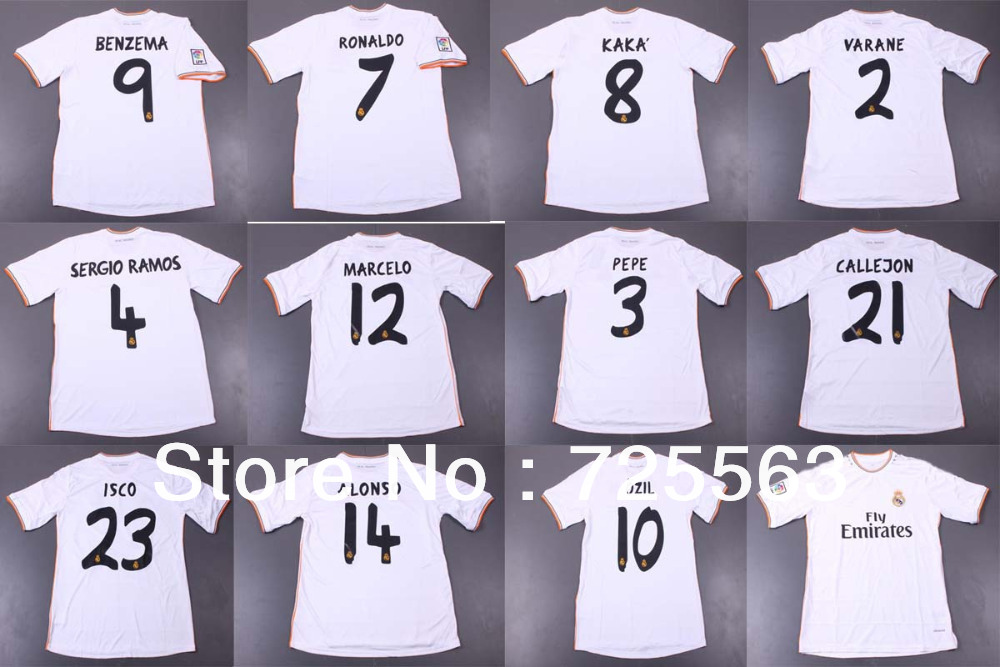 Free-shipping-Real-Madrid-home-white-13-14-jersey-marcelo-isco-OZIL-Ronaldo-RAMOS-alonso-star.jpg
