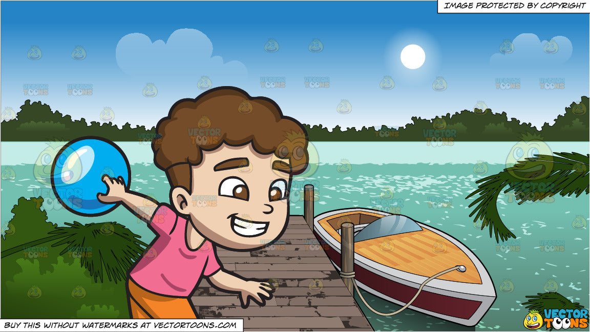 a-happy-boy-enjoying-the-game-of-bowling-and-a-boat-tied-up-to-a-dock-background.jpg