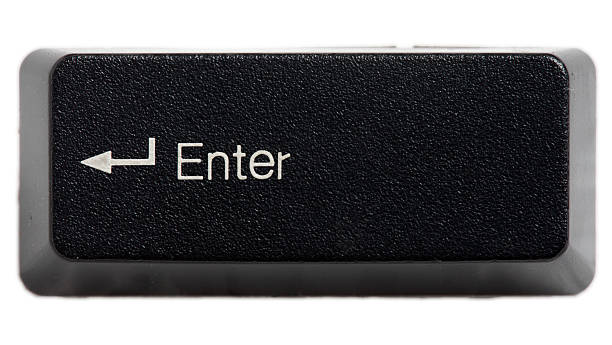 the-enter-key-from-a-black-keyboard-picture-id114263404